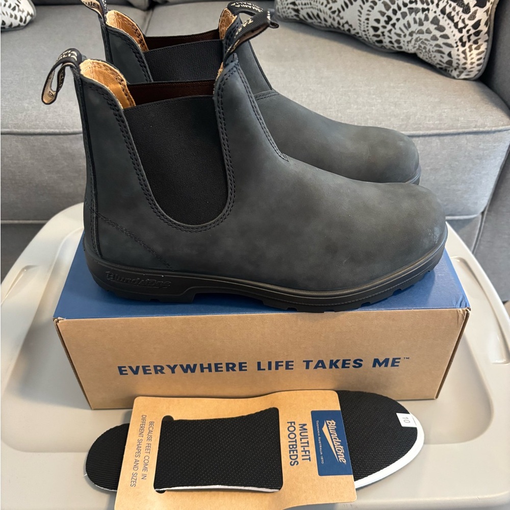 Blundstone Men's Dark Gray Chelsea Boots